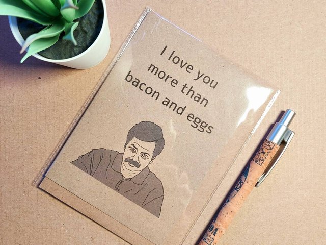 Funny Parks and Rec Valentines Card