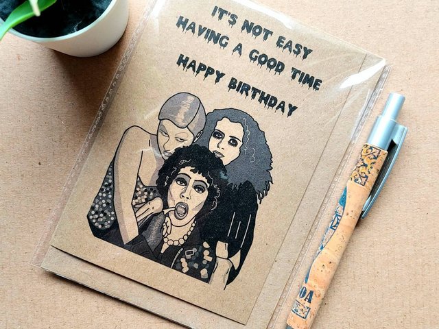Funny Rocky Horror Birthday Card