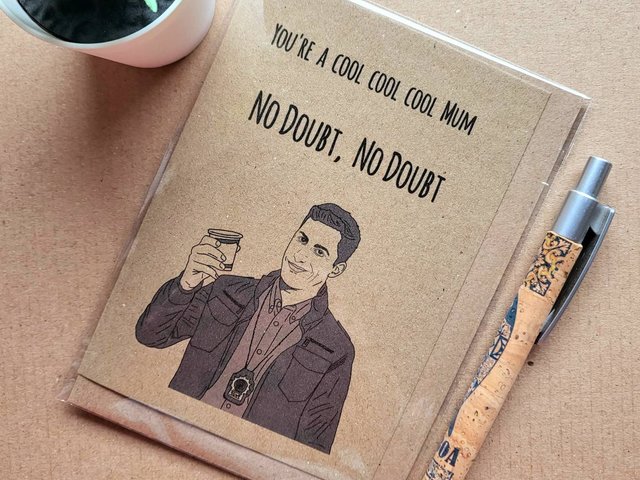 Funny Brooklyn 99 Mothers day Card