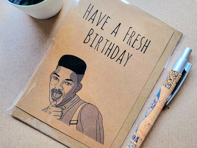 Funny Fresh Prince Birthday Card