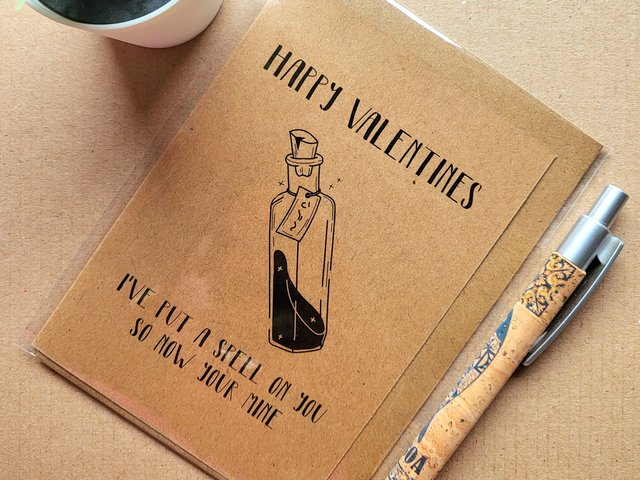 Witch Valentines Card - I've put a spell on you