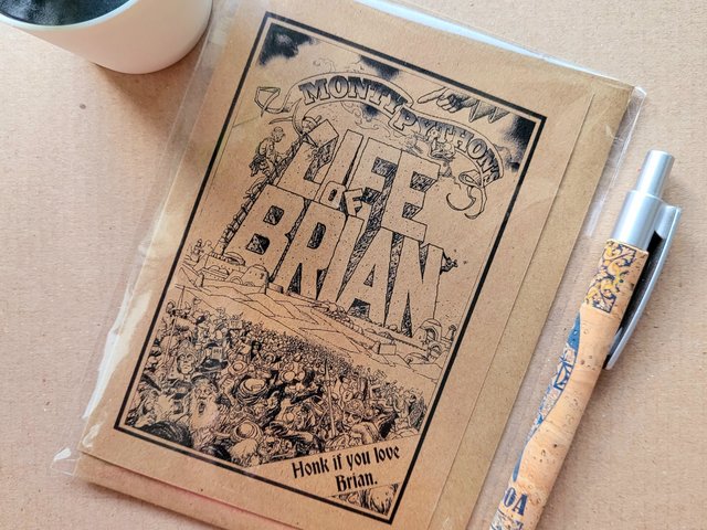 Monty Python Birthday Card - Life of Brian