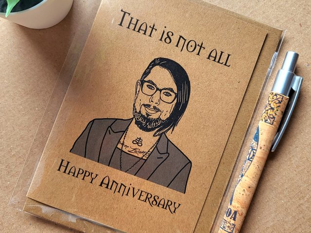 Funny Ink Master Anniversary Card