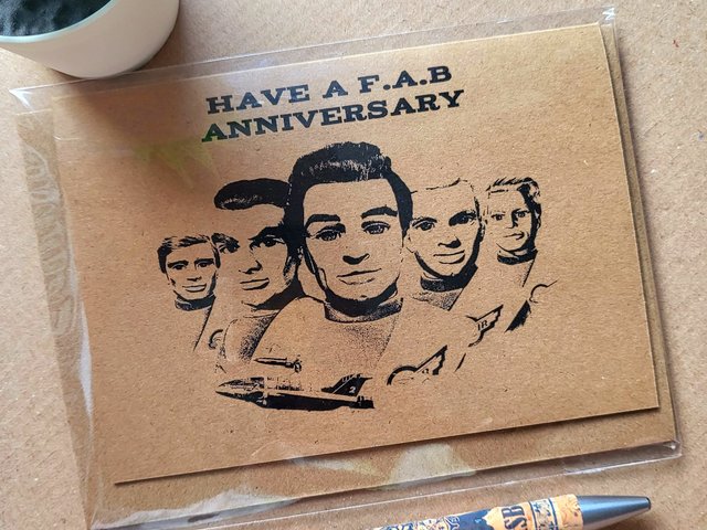 Funny Thunderbirds Anniversary Card
