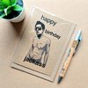 Funny Jackass birthday card featuring Johnny knoxville on the front, font reads 'Happy Birthday Jackass'